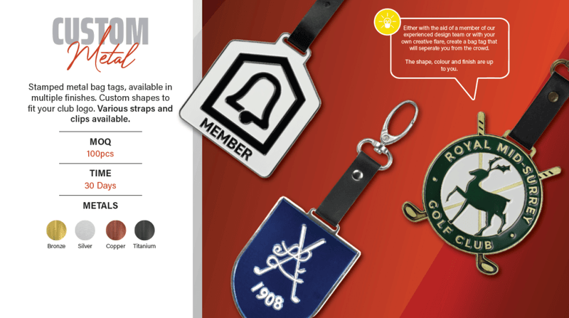 Custom Metal  Bag Tag I