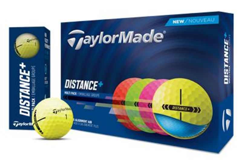 12 dusin TaylorMade  Distance+, Multi  (Standard ball uten logo)
