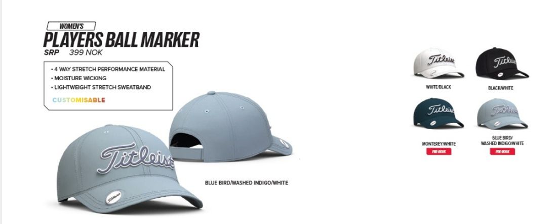 Titleist Players Ball Marker Caps (Dame)