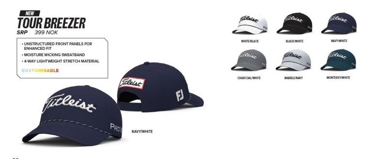 Titleist Tour Breezer Caps