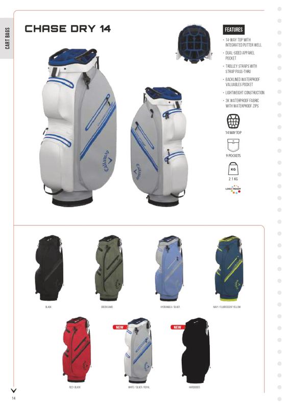 Callaway Chase14 Dry trallebag
