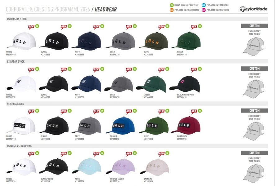 TaylorMade Hamptons Caps (Dame)