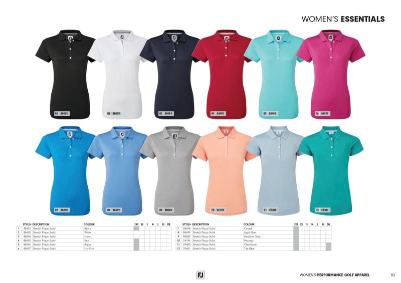 FootJoy  Stretch Pique Solid (D)